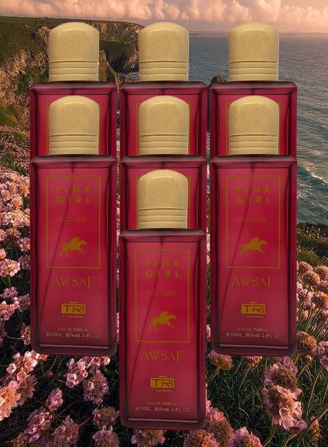 تي أر آي 7 قطع عطر أوصاف بينك جيرل للنساء 100 مل - Image 1