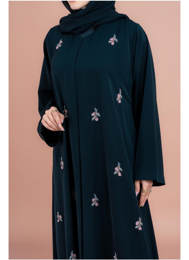 IKKXA Artisan Elegance Handwork Emirati Abaya AIK132  - Image 2