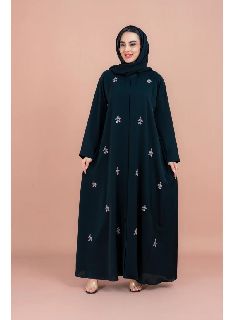 اكسا عباية إماراتية أنيقة مصنوعة يدويًا