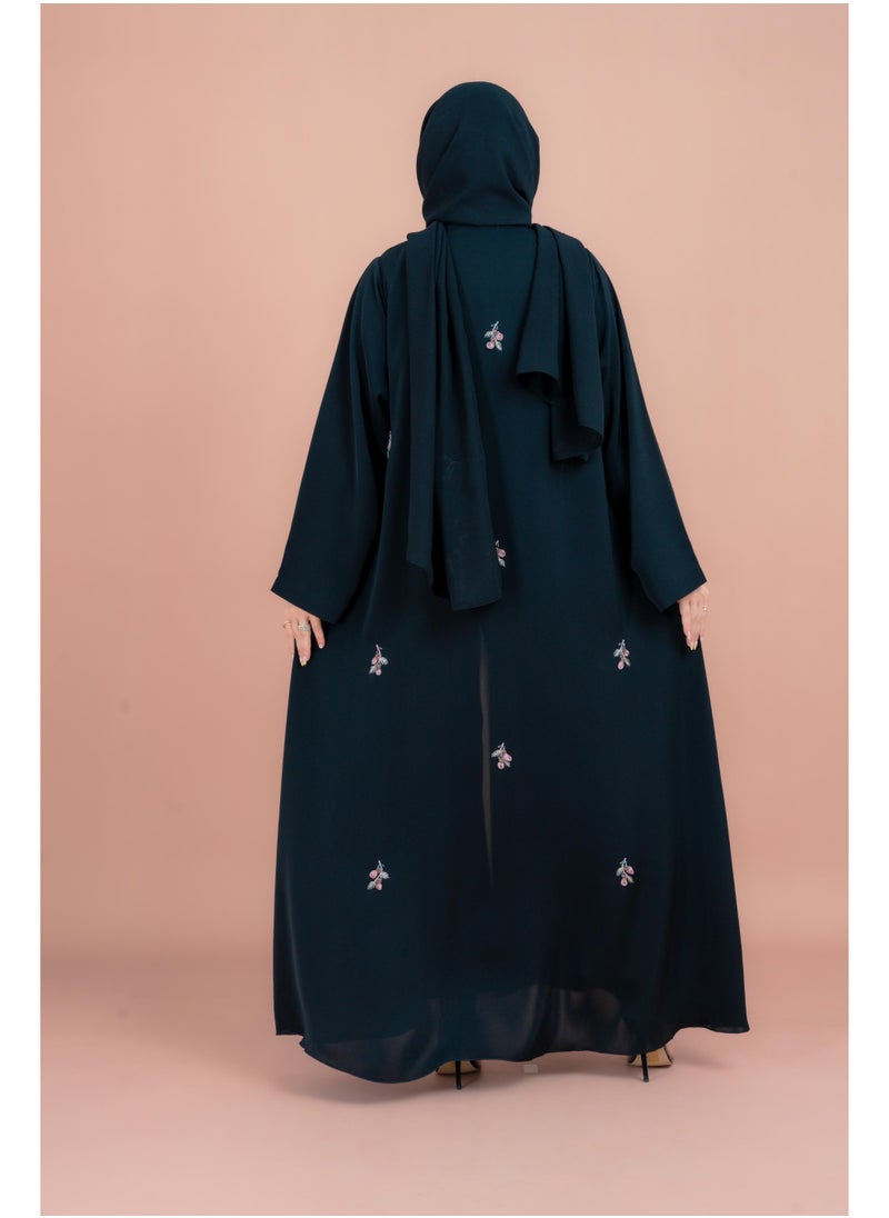 IKKXA Artisan Elegance Handwork Emirati Abaya AIK132  - Image 3