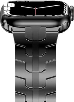 Fashion Band Compatible with Apple Watch Band 45mm 44mm 49mm 42mm Series 8/7/SE/6/5/4/3, iWatch Replacement Strap for Women Men New Black