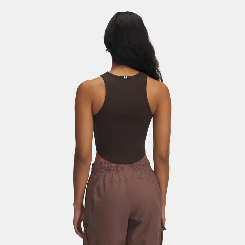 Under Armour Brown Women's Rival Rib Tank Top for Women | Best Price UAE