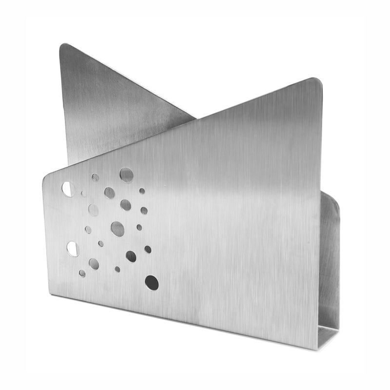 Pure Source India Pure Stainless Steel TissueNapkin Paper Holder for KitchenDining Table Restaurant Cafe Hotels 125 CM Square Small - Image 3