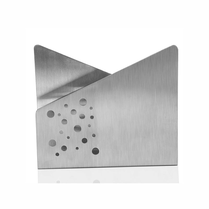 Pure Source India Pure Stainless Steel TissueNapkin Paper Holder for KitchenDining Table Restaurant Cafe Hotels 125 CM Square Small - Image 5