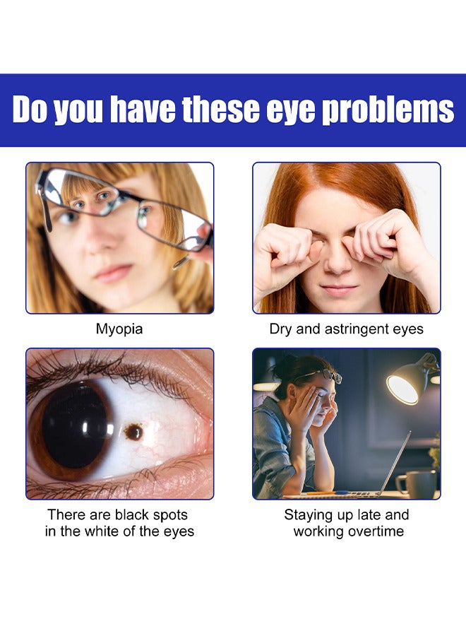 Jaysuing Eye Essence Massage Roller 15ML, Eye Roller Cream For Dark Circles And Puffiness, Anti Aging, Eye Serum With 360° Massage Ball Reduce Wrinkles And Fine Lines And Eye Bags Treatment, With 5% Caffeine - Image 3