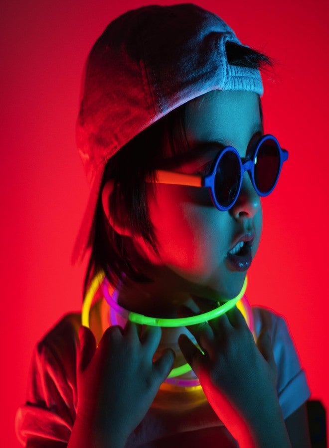 Shimmers Party 8" Glow Sticks - Pack of 50 Neon Light Up Sticks, Glow in the Dark, Easy to Activate, Long-Lasting Glow for Kids & Adults, Perfect for Parties, Concerts, Night Events & Celebrations - Image 5