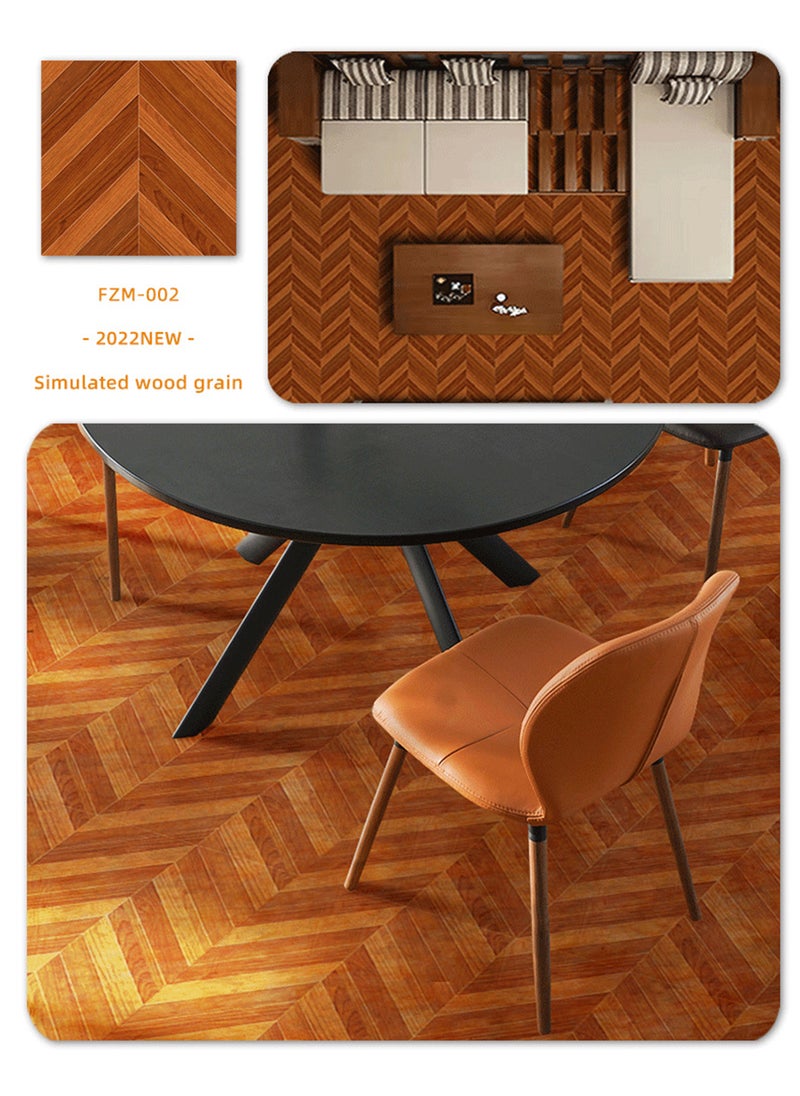 Sharpdo - 5Pcs Wall Sticker home decoration Self-adhesive 3D Wall Panels Floor Sticker  PVC Material Multicolour 40 x 40CM - Image 1
