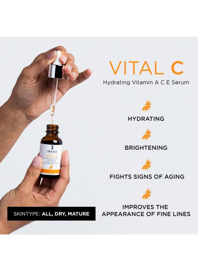 IMAGE SKINCARE IMAGE Skincare, VITAL C Hydrating Vitamin A C E Serum, Brightening Complex, 1 fl oz  - Image 2
