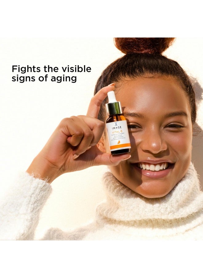 IMAGE SKINCARE IMAGE Skincare, VITAL C Hydrating Vitamin A C E Serum, Brightening Complex, 1 fl oz  - Image 3