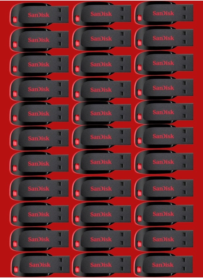 Sandisk 33 Pieces 16GB Cruzer Blade Usb Flash USB 2.0 Original  - Image 1
