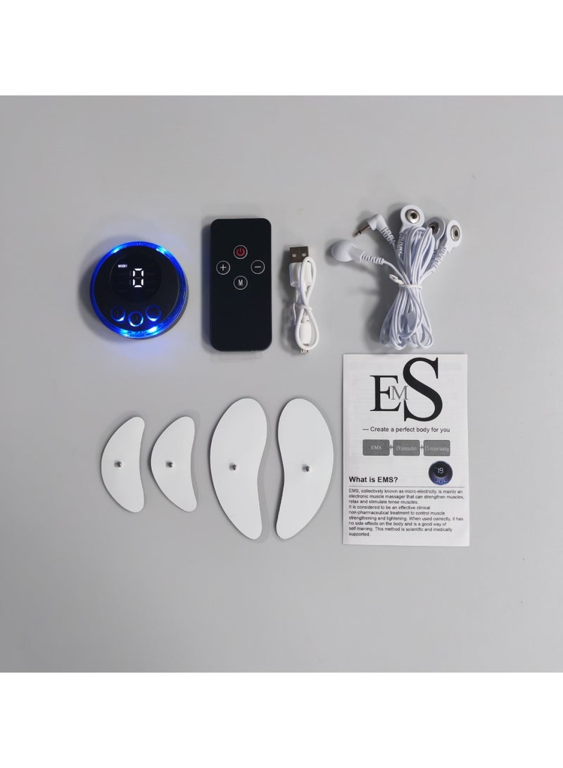 general EMS Smart Facial Massage Sticker Low Frequency Pulse Crescent Electrode Sheet Facial Massage Mini Massager - Image 2