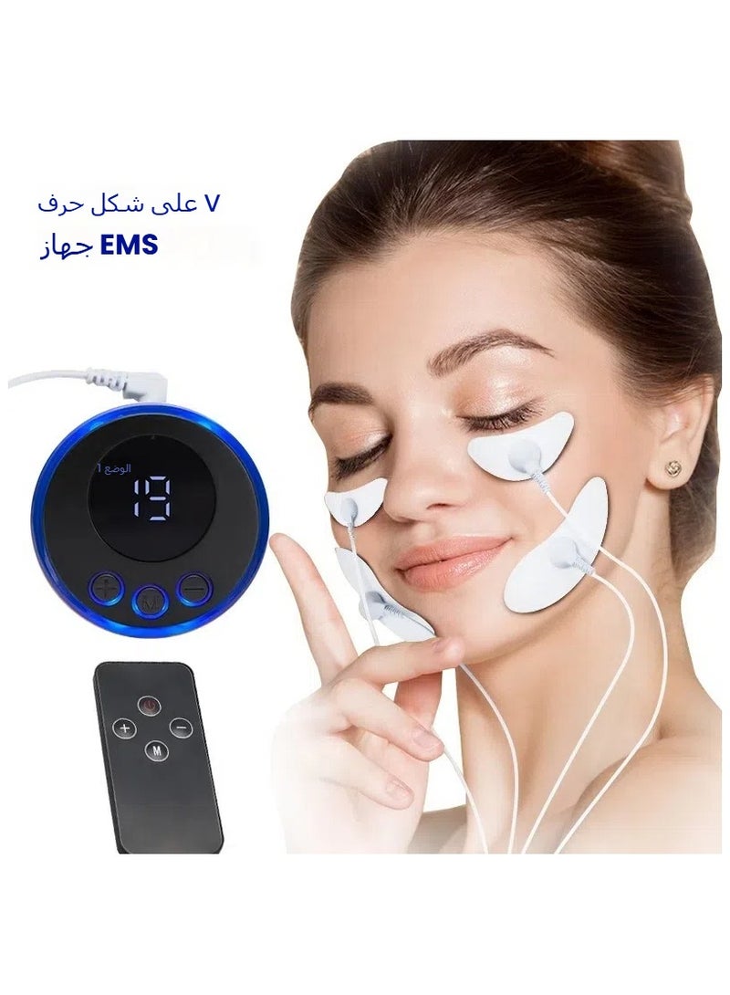 general EMS Smart Facial Massage Sticker Low Frequency Pulse Crescent Electrode Sheet Facial Massage Mini Massager - Image 4