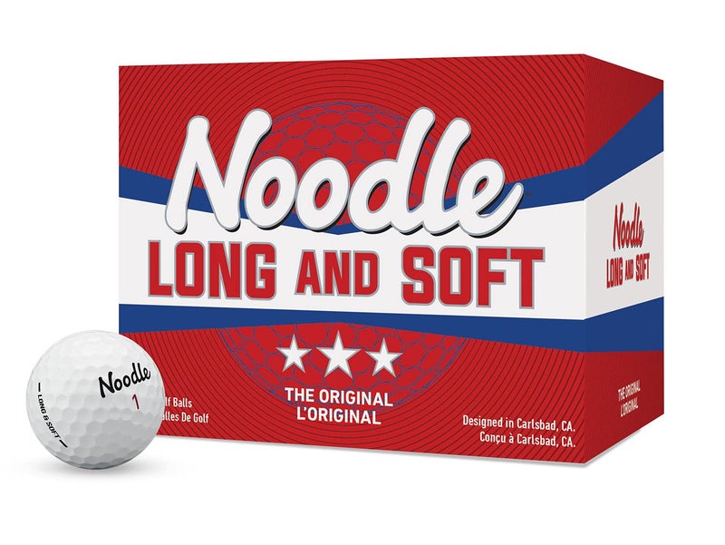TaylorMade Noodle Long & Soft Golf Balls, Ultra-Soft 34 Compression Core, Great Feel and Increased Spin, Patented Dimple Design for Straighter Flight - Image 1