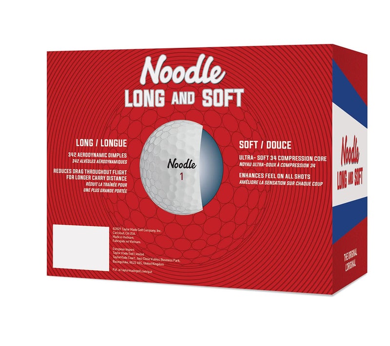 TaylorMade Noodle Long & Soft Golf Balls, Ultra-Soft 34 Compression Core, Great Feel and Increased Spin, Patented Dimple Design for Straighter Flight - Image 3