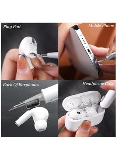 Generic cleaner kit for airpods, bluetooth earbuds cleaning pen for airpods pro 1 2 3 samsung mi android earbuds, 3 in 1 compact multifunctional headphones case cleaning tools, Wireless  - Image 2