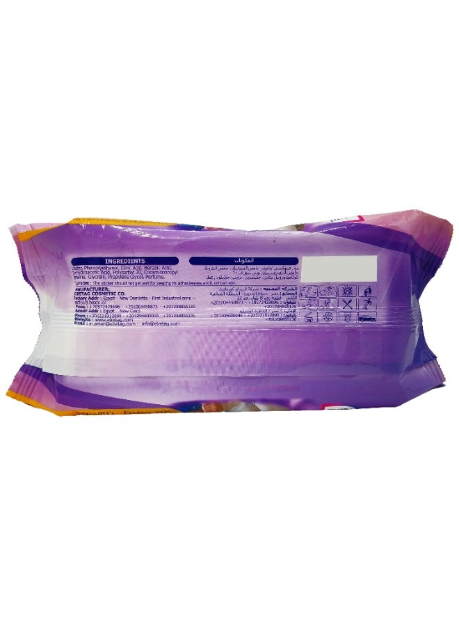 فيونا مناديل مبللة فائقة الجودة - 120 قطعة - Image 2