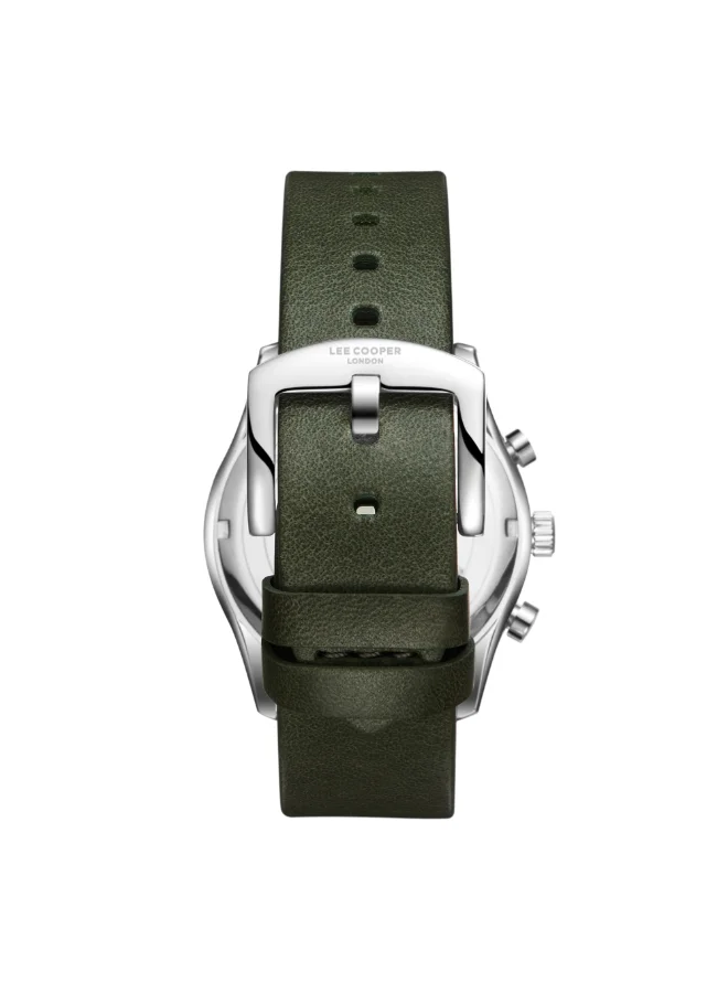 Lee Cooper Men's Leather Multi Function Watch LC08260.675 - 42 mm
