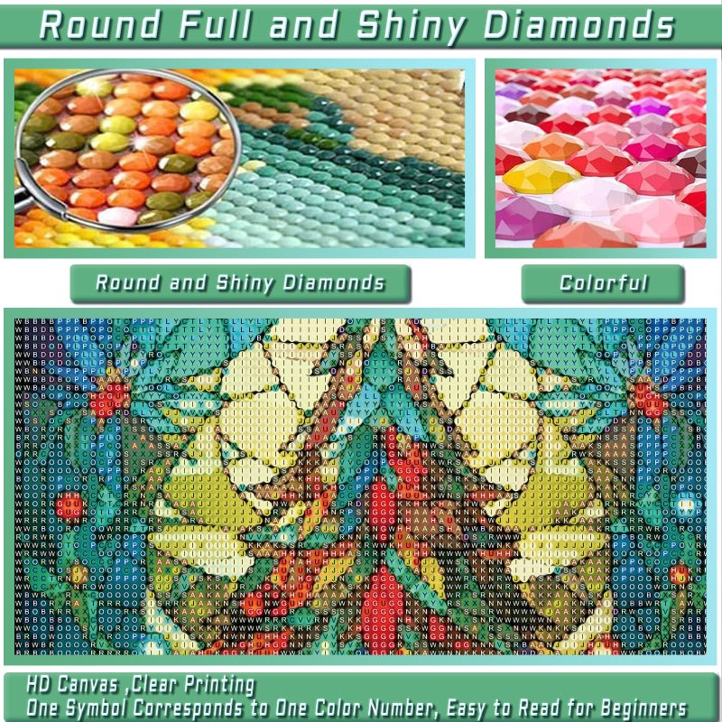 Kichang Christmas Tree Diamond Painting Kits 5D Diamond Painting Diy Diamond Art Diamond Painting Kits For Adults Round Full Drill Diamond Diamond Dots Diamond Art Kits For Home Decor Gift-12X12Inch - Image 4