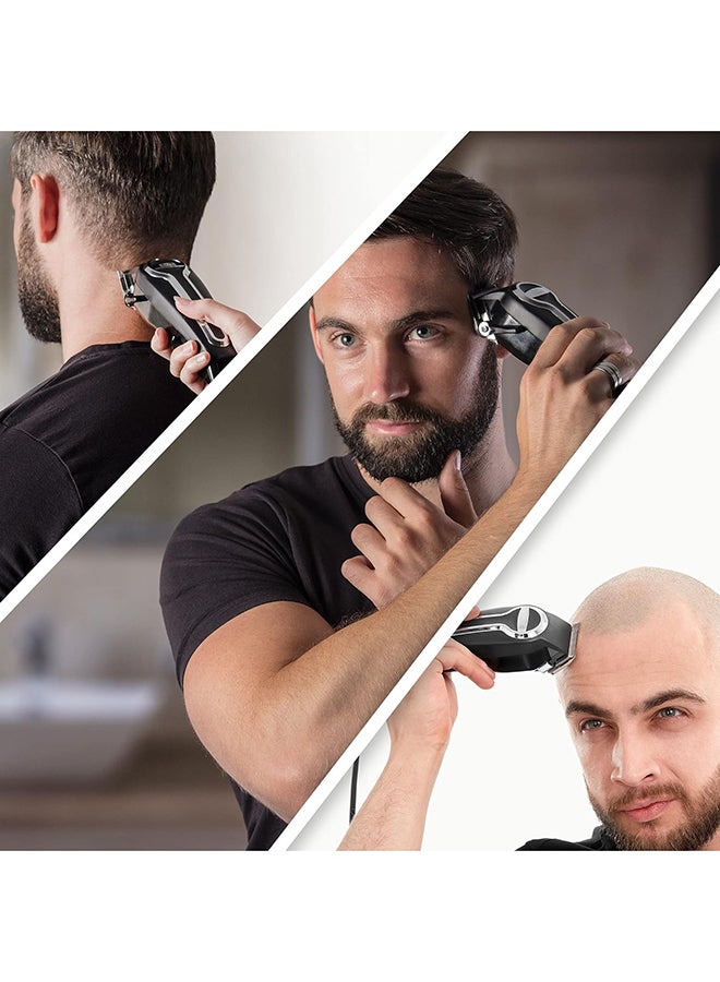 وال مجموعة قص الشعر Elite Pro، محرك قوي ومتين، أمشاط توجيه متميزة آمنة وملائمة 79602-300 أسود/فضي - Image 5