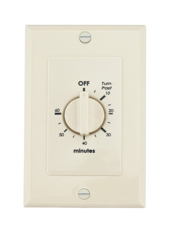 Reliance Controls WB060Y Spring-Wound In-Wall Timer, 60-Minute, Ivory