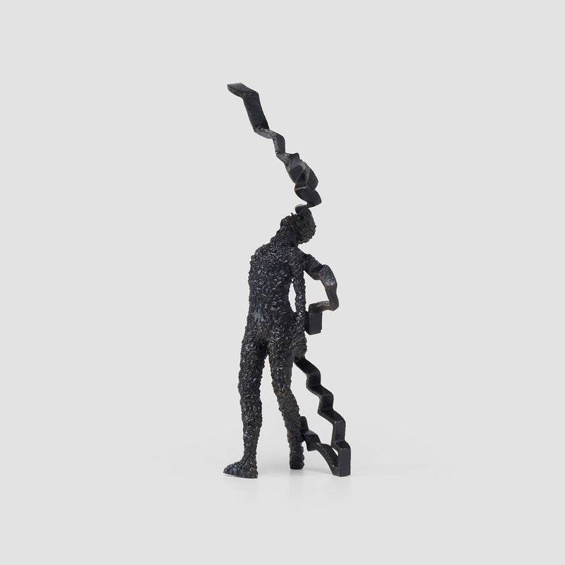 AL HUZAIFA FURNITURE Libero Dark Bronze Sculpture - Image 3