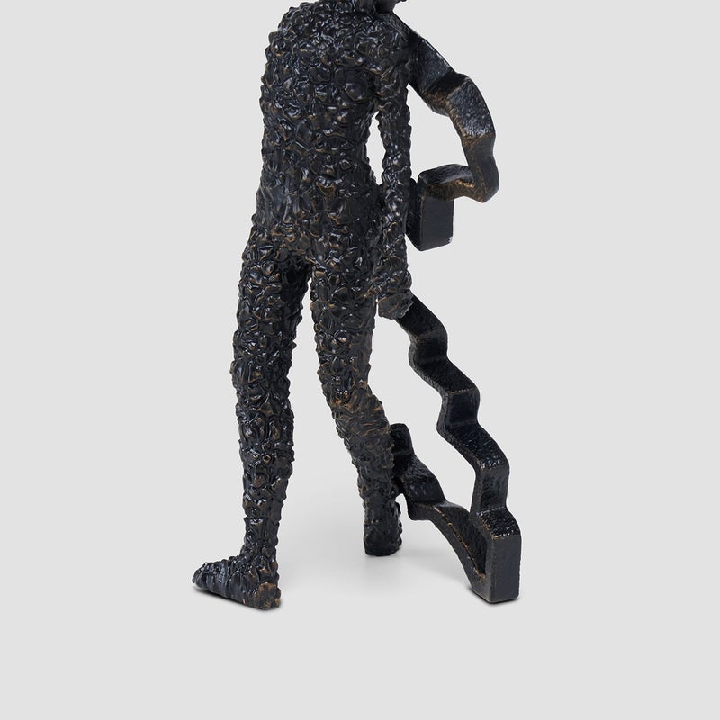 AL HUZAIFA FURNITURE Libero Dark Bronze Sculpture - Image 4