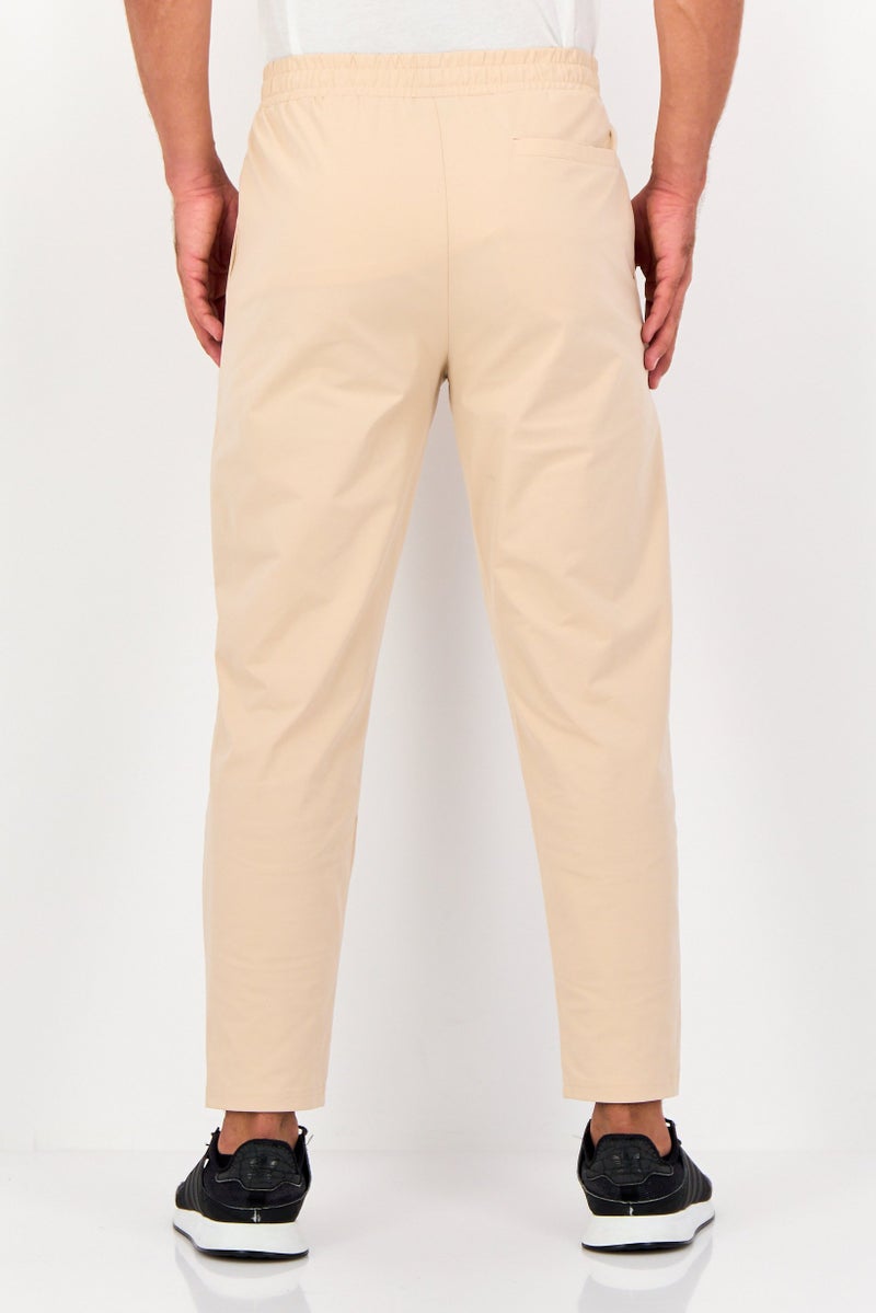 RBX Men Sportswear Fit Outdoor Track Pants, Beige  - Image 3