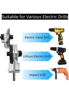 ELIKLIV Popular Electric Drill Plate Cutting Machine: Professional and precise cutting, convenient and multi-purpose and highly compatible, electric drill plate cutting machine Metal Occlusion Drill Accessories Sheet metal cutting tool with adapter for converting punch shears for cutting aluminum, steel, copper plates  - Image 4