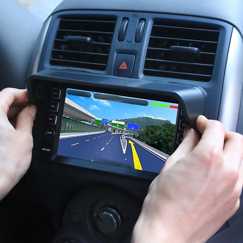 GPS واقي الشمس من الوهج واقي شاشة لوحة القيادة حاجب الأشعة فوق البنفسجية غطاء وحدة التحكم اللون M - Image 3