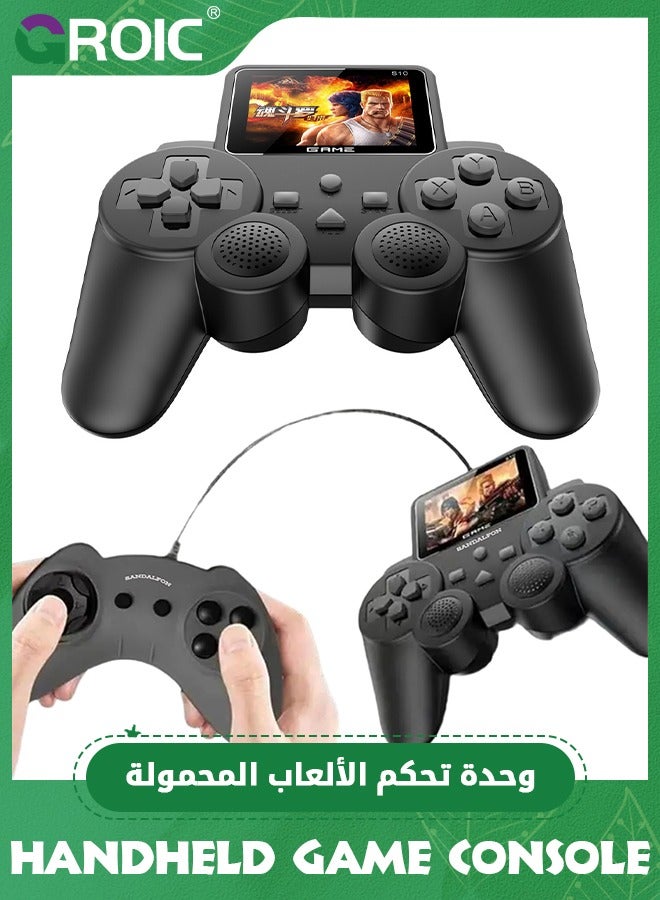 GROIC 2 Players Handheld Game Console, 2.4'' LCD Screen Retro Handheld Video Game Console, Preloaded 520 Classic Retro Video Games Support 2 Players and TV Connection-1 - Image 1