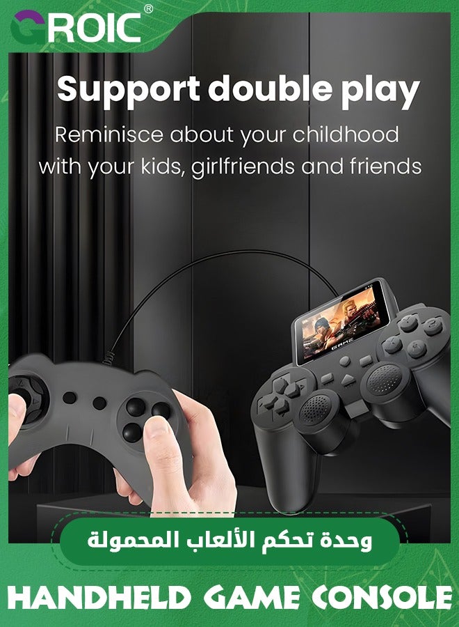GROIC 2 Players Handheld Game Console, 2.4'' LCD Screen Retro Handheld Video Game Console, Preloaded 520 Classic Retro Video Games Support 2 Players and TV Connection-1 - Image 3