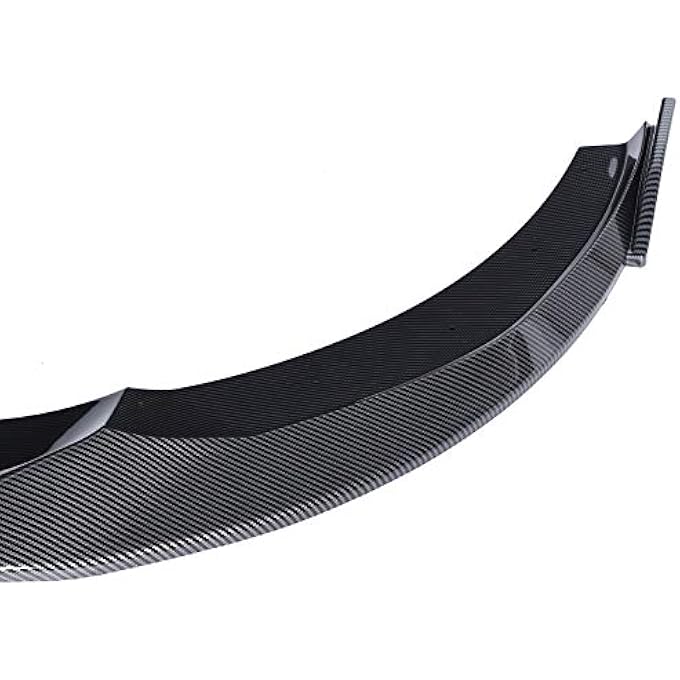 Torvex Lip Spoiler, Front Bumper Splitter Chin Spoiler Diffuser Shovels Protector Compatible with Audi S6 C8 2019-2021 (Carbon Fiber Pattern) - Image 2