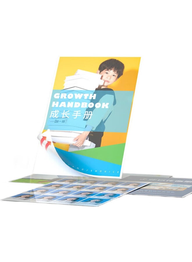 Deli ورق صور لامع عالي 150 جرام (6 بوصة) مع خلفية لاصقة، ورق طباعة صور لاصق، 50 ورقة/علبة، 11829 - Image 1