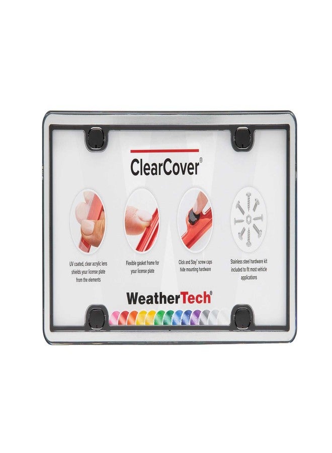 ويذر تك غطاء لوحة ترخيص من الفولاذ المقاوم للصدأ المصقول من WeatherTech - Image 1