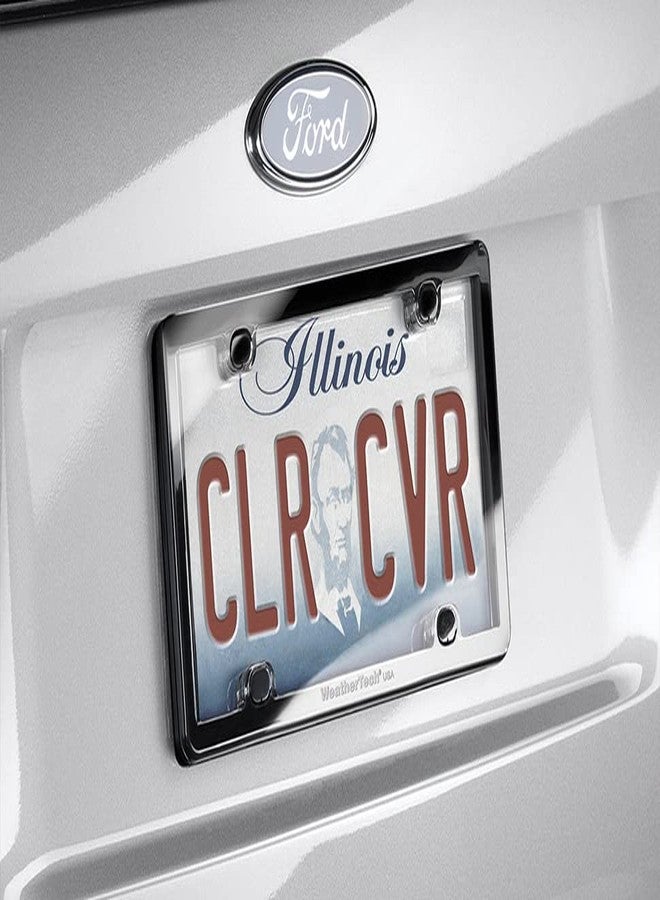 ويذر تك غطاء لوحة ترخيص من الفولاذ المقاوم للصدأ المصقول من WeatherTech - Image 4