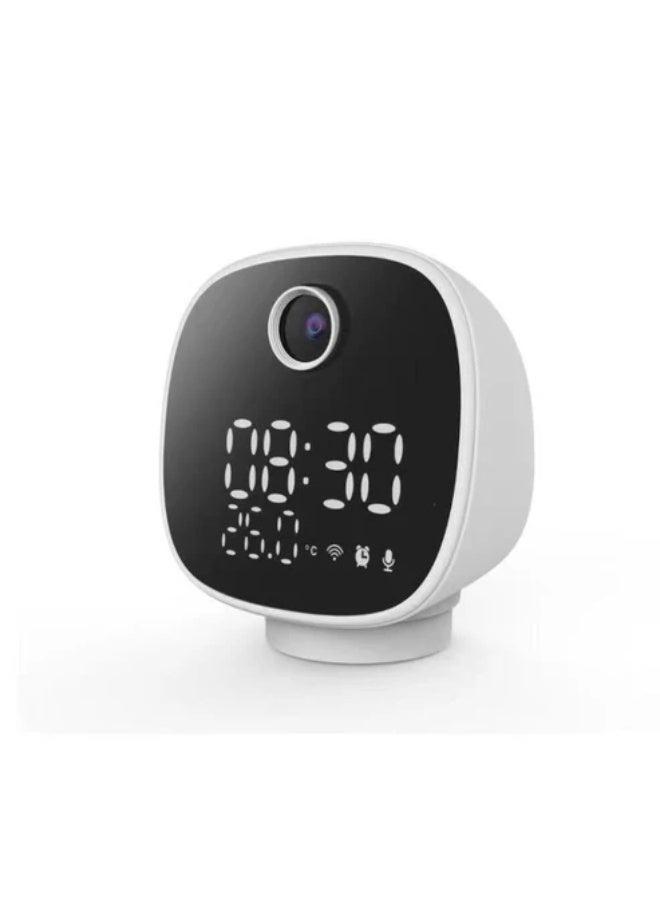 Crony IPC180 500W WIFI Multifunctional Camera + Clock + Night Light + Temperature Monitor by TUYA WIFI Temperature Alarm Baby Monitor with Night Light and Clock, Multi-functional - Image 2