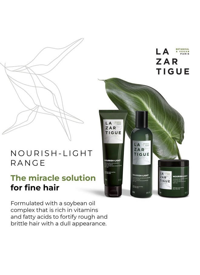 Lazartigue - Nourish Light Shampoo, Soy Oil Enriched, Lightweight Nourishment for Dry, Fine Hair, Vegan, Sulfate & Silicone Free, 8.4 fl.oz. - Image 1