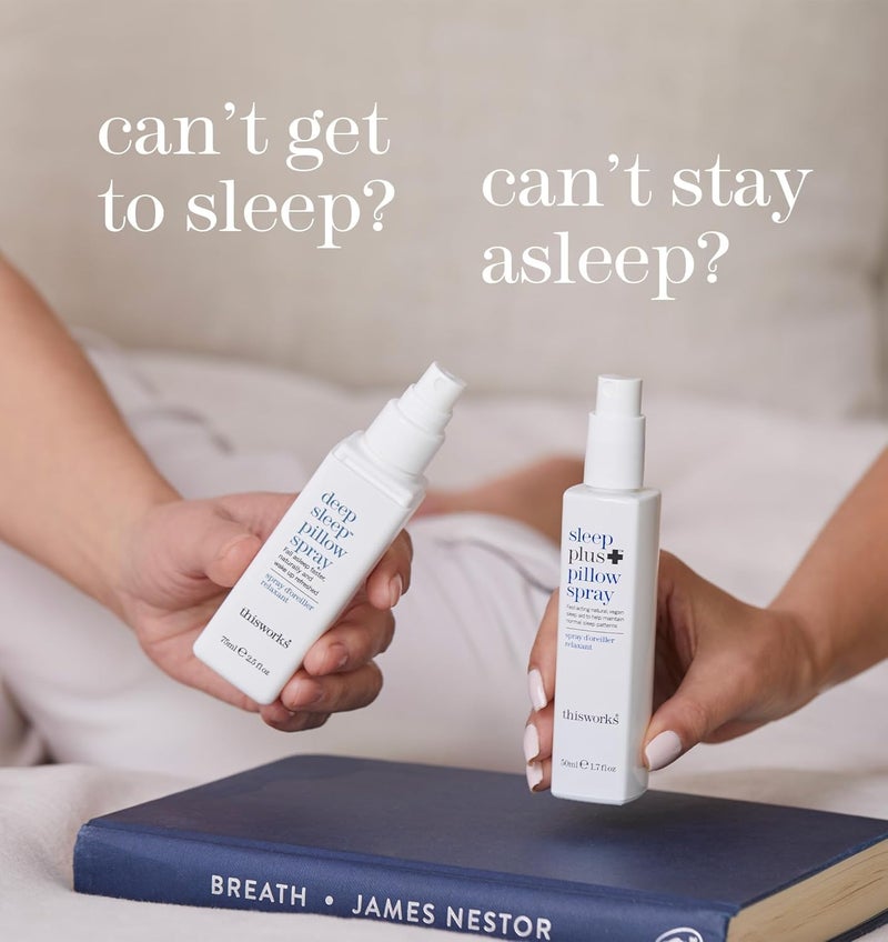 THISWORKS sleep plus pillow spray Fast-Acting Natural Rest with with Essential Oils of Lavender, Vetivert and Camomile, 100ml, 3.3 fl oz - Image 5