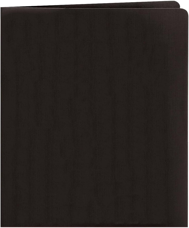 Smead TwoPocket Heavyweight Folder Letter Size Black 25 per Box 87853 - Image 3