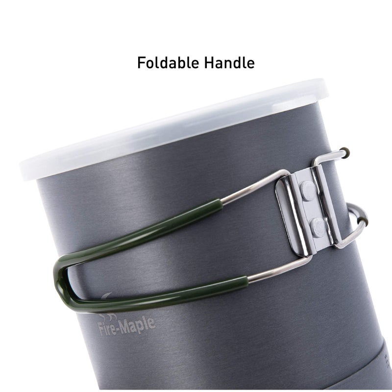 Fire-Maple Fire Maple FMC-XK6 Camping and Backpacking Pot with Heat Exchanger | Portable Lightweight Camp Cookware | Hard Anodized Aluminum - Image 5