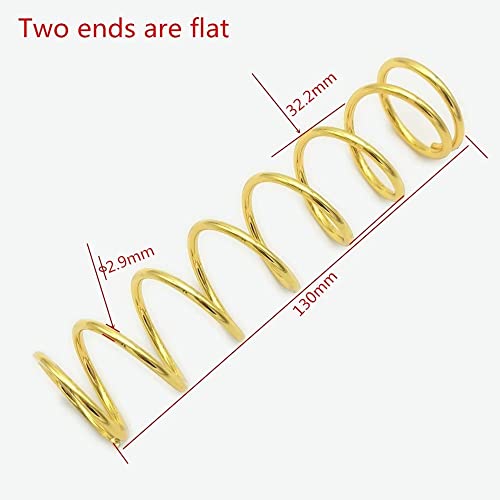 EPTNNASO 4pcs Hard Steel 29mm 130mm Springs Gold for Arrma 15 Kraton Outcast 8s ARA330573 - Image 5