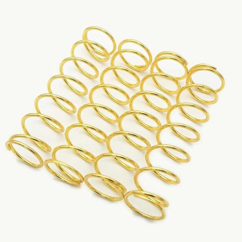 EPTNNASO 4pcs Hard Steel 29mm 130mm Springs Gold for Arrma 15 Kraton Outcast 8s ARA330573 - Image 1