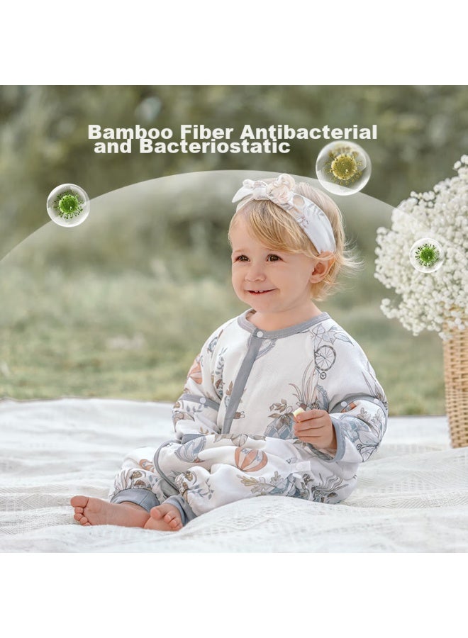 Ouyun Baby Sleeping Bag, Summer Bamboo Cotton Gauze Integrated Children's Anti-kick Blanket Sleeping Bag, Liugu, Corgi Pattern, 85×35 - Image 3