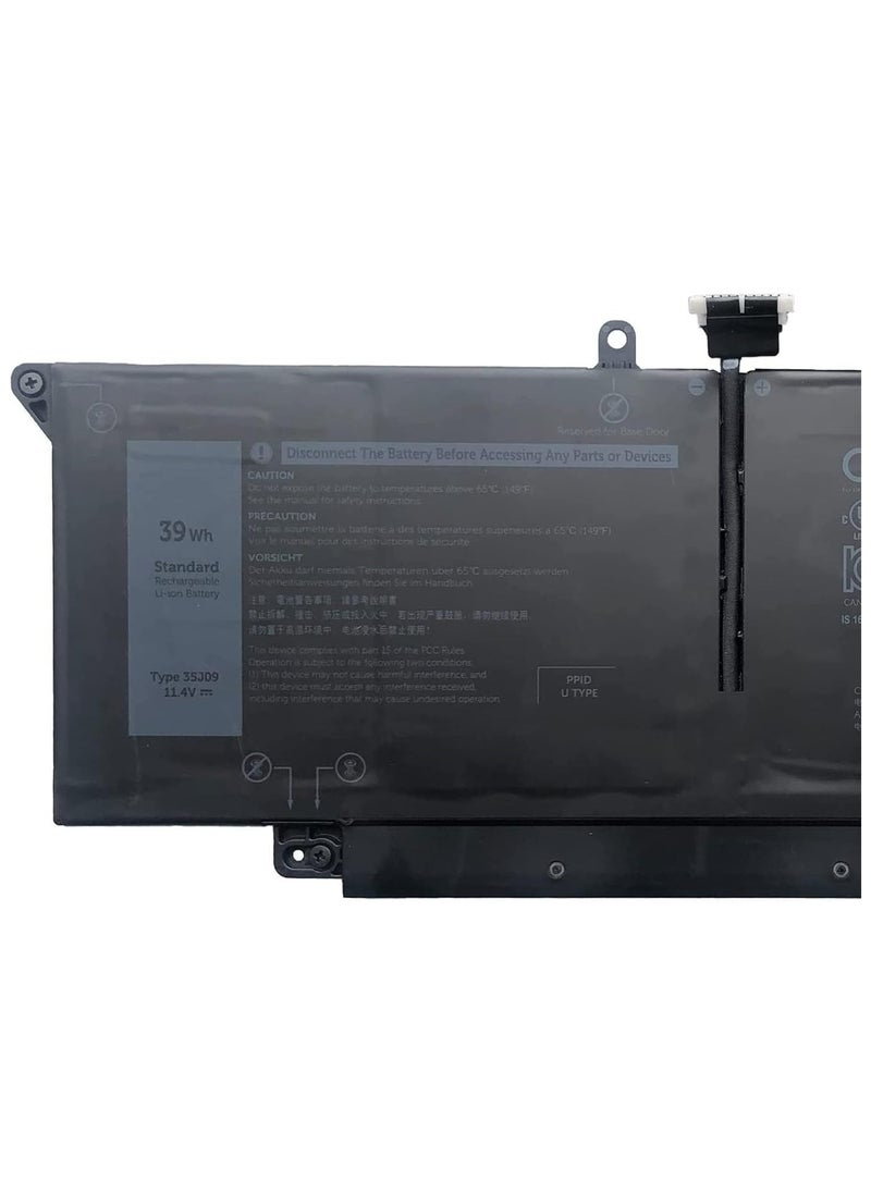 Generic - BATTERY  35J09 JHT2H Y7HR3 4V5X2 HRGYV WY9MP XMV7T 009YYF for Dell Latitude 7310 7410 Series(11.4V 39Wh 3255mAh) - Image 1
