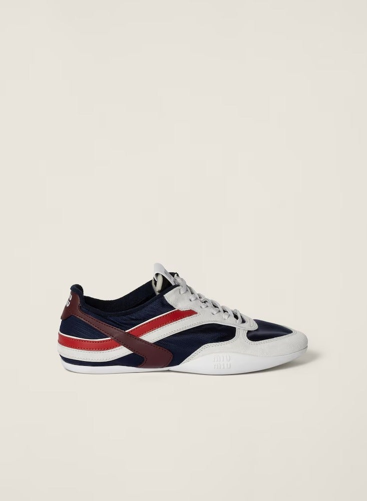 مياو مياو أحذية رياضية من القماش التقني والجلد المدبوغ - Image 2