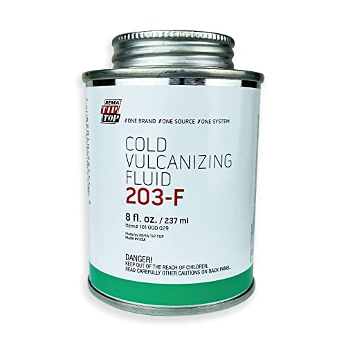 REMA TIP TOP 203-F 8oz Can of Cold Vulcanizing Glue, Universal Tire and Inner Tube Patch Repair Fluid - Image 3