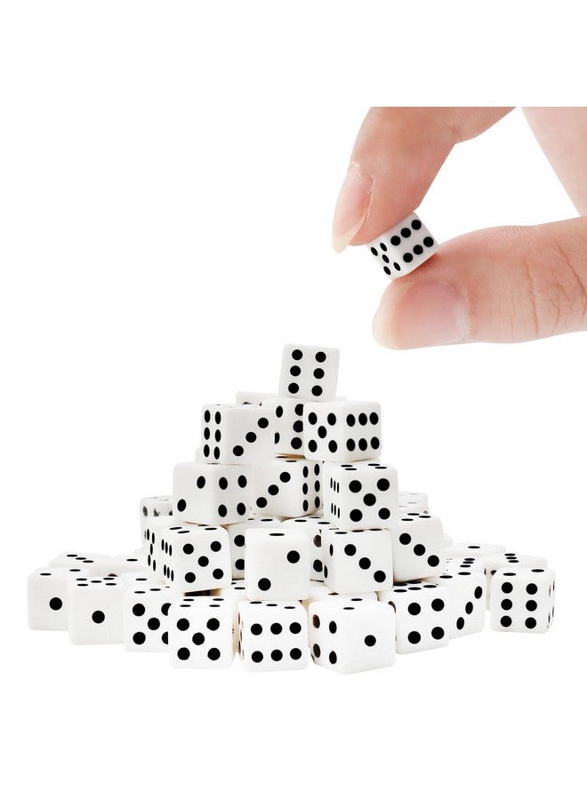 Bbiamsleep 300 Pieces Dices Set Mini Dice 6 Sided Game Dices Tiny Square Corner Dice (0.27 Inch/7Mm) - Image 1
