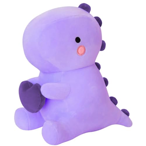 SQEQE Dinosaur Stuffed Animal Loving Soft Dino Plush Toys with Holding Heart for Valentine Day Sweet Romantic Anniversary Birthday Gift for Her Girls Boys GirlfriendPurple12 inch - Image 1