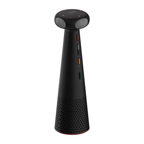 IPEVO Totem 360, Panoramic 360-Degree Conference Camera, USB-C Plug'n'Play, Multiple AI Mode, w/Speaker, Microphone & Noise Reduction, Human-Eye Experience by Four Lens Stitched Display, Zoom & Teams - Image 4