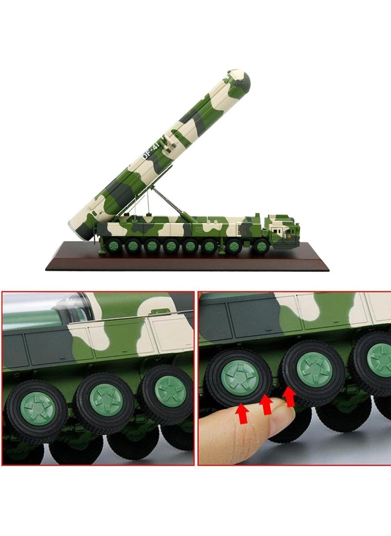 Generic - 1:72 Dongfeng DF-41 Missile Launch Vehicle Military Model, Realistic Alloy Vehicle, Intercontinental Ballistic Missile System, Must-Have for Military Enthusiasts and Collectors - Image 1